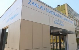 Punkt pobrań szpitalnego laboratorium to całkiem nowa część szpitala przy ul. Dekerta 5